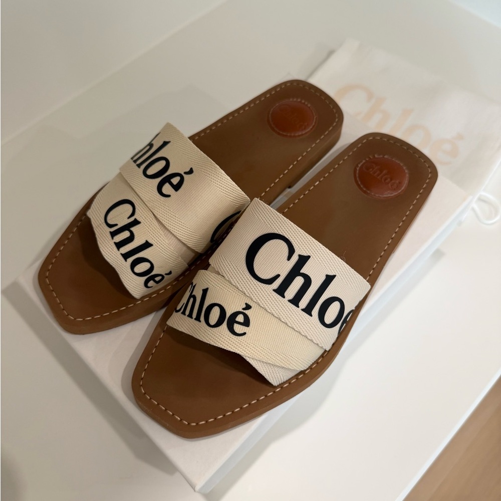 Chloe Woody Mules Size 41